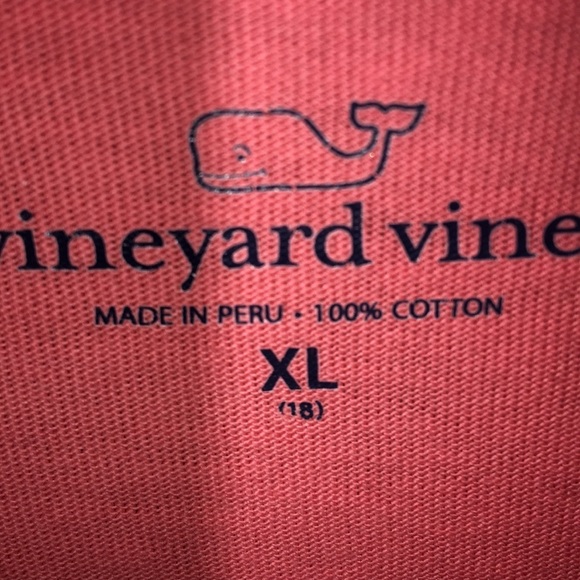 Vineyard Vines coral long sleeve - Picture 3 of 3